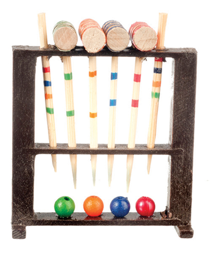 Wood Croquet Set